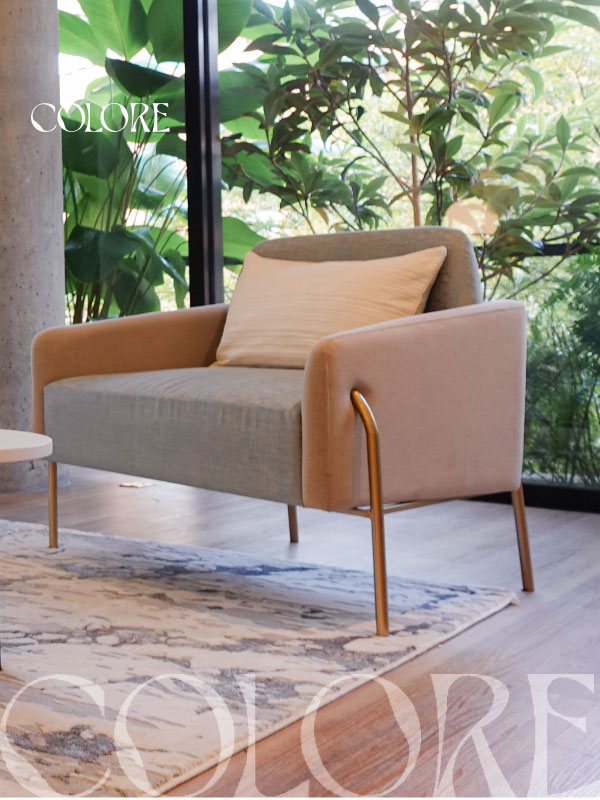 Poltrona doble tapizado